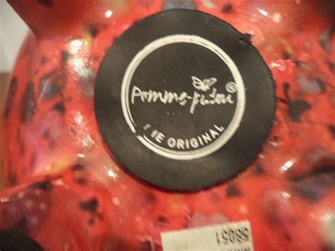 Buy THE ORIGINAL Pomme-pidou Red LADY BUGS & FLOWERS PIG BANK 9 1/2 T X ...