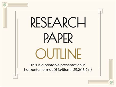 Research Paper Outline | Google Slides & PPT