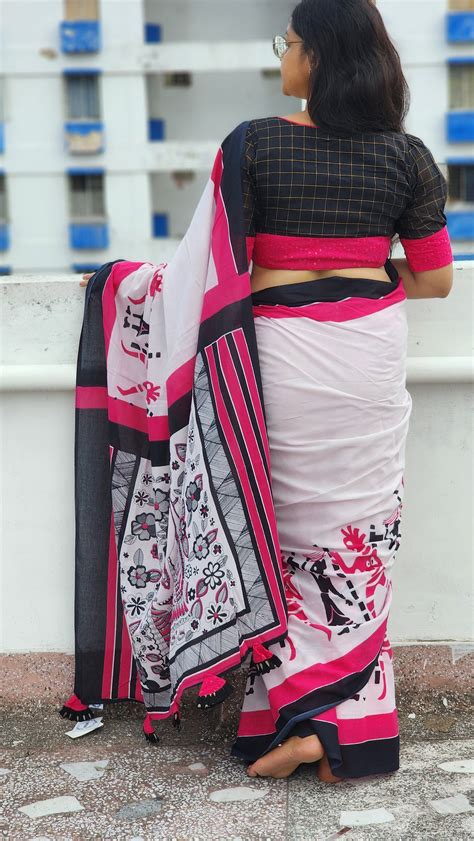 Darji Mul Cotton Saree – Myraa