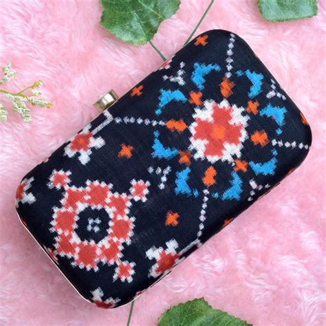 Double Ikat Patola Clutch – My Store