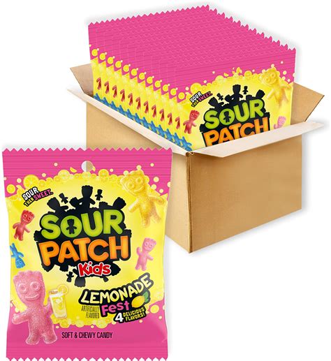Amazon.com : SOUR PATCH KIDS Bites Original and Watermelon Soft & Chewy ...