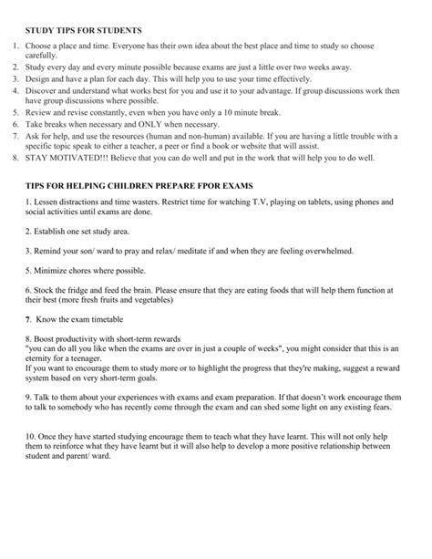 Study Guide Tips 的图像结果