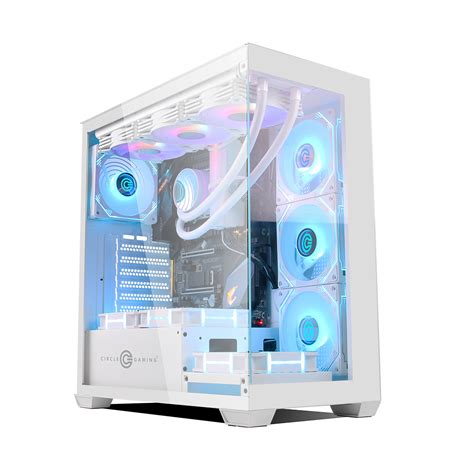 Defender ZX1 Mid-Tower Gaming Cabinet - White | Stylish & Efficient PC Case