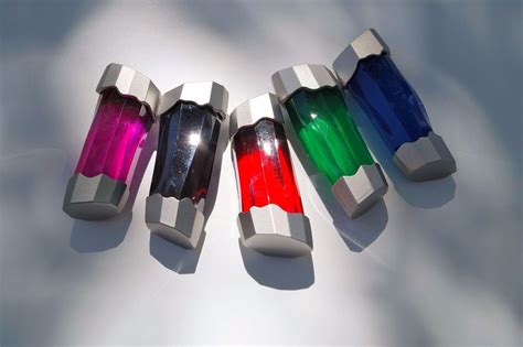 Power Energem Set of 5 Crystal Ranger Dino Prop Charge Dino Gem ...