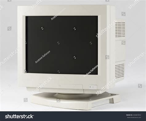 Vintage Computer Monitor Stock Photo (Edit Now) 430887853