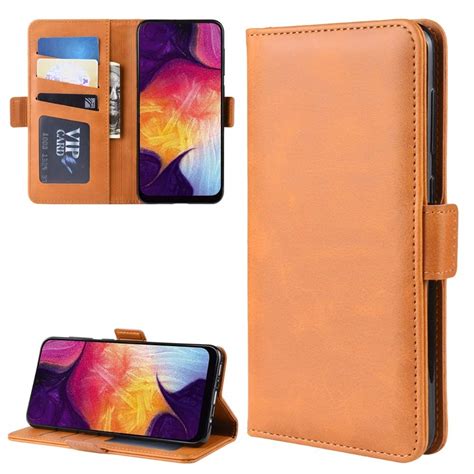 Mobile Phone Case for Galaxy A50/ A30s / A50s Double Buckle Business ...