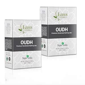 Buy Lass Natural Oudh Handmade Bathing Bar Premium & Pure, Refreshing ...