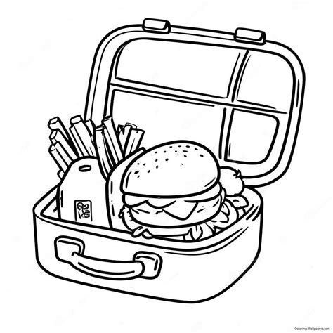 Lunch Box Coloring 的图像结果