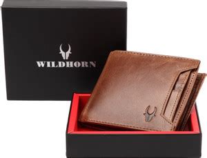 WILDHORN Men Casual Tan Genuine Leather Wallet Tan Crunch - Price in ...