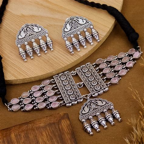 Oxidised Jewellery Sets – Kuvar Jewels