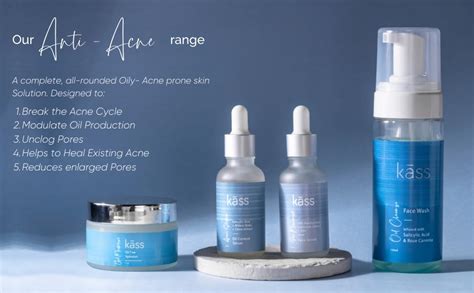 Kass 1% Salicylic Acid Daily Foam Face Wash | For Oily & Acne-Prone ...