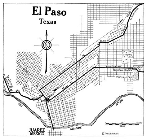 El Paso Texas Map