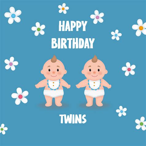Happy Birthday For Twin Boys