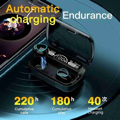 Life Like M10 TWS 1200 mAh Power Bank Charging Box EarBuds With Mic ...