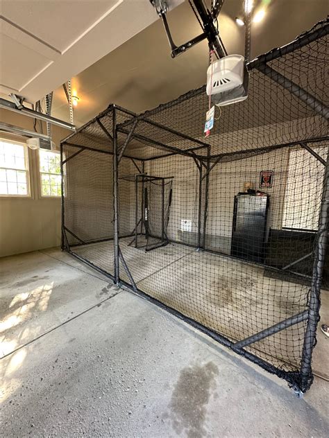 Check out Dino's modular batting cage!... | Batting cages, Backyard ...