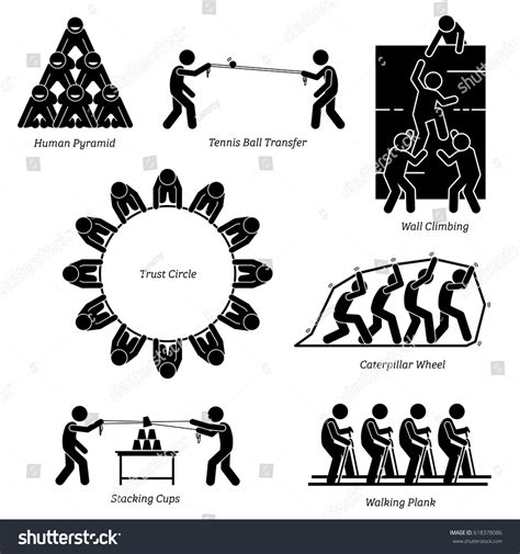 Team Building Games Vector 的图像结果