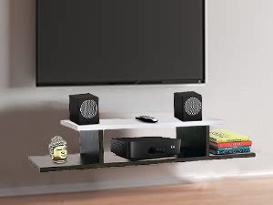 Callas Wooden TV Entertainment Unit/Wall Set Top Box Shelf Stand/TV ...
