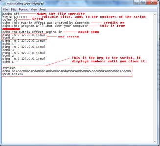 Image result for Notepad Matrix Falling Code