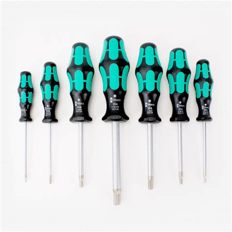 Wera Kraftform Plus Metric Hex Screwdriver Set, 7 Pieces | German Tools at KC Tool