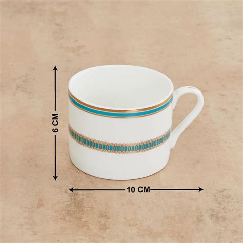 Buy Altius Norah Bone China Cup and Saucer - 220ml from Home Centre at ...