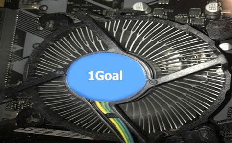 1Goal® 6cm Aluminium CPU Cooler, 3.5-Inch Fan, 12V, 2.04W, 30 CFM, 1dB ...