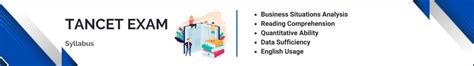 TANCET Exam Syllabus 2026 – Section-wise Syllabus for MBA