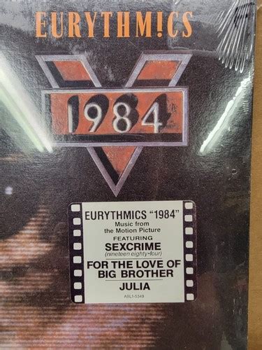 Buy SEALED! Original 1984 EURYTHMICS 1984 For The Love of Big Brother ...