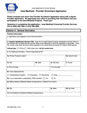 IA DHS 470-0254 2014 - Fill and Sign Printable Template Online