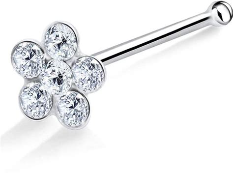 Silver Nose Pin - Buy Silver Nose Pin online at Best Prices in India ...