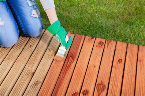 Staining Pressure Treated Wood Deck » The Money Pit