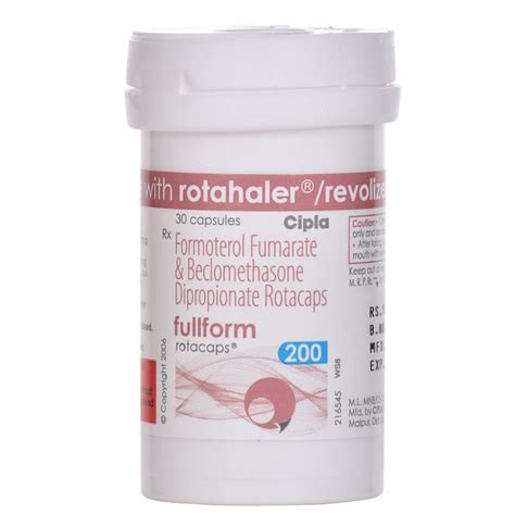 Fullform 200 Rotacaps - Bottle of 30 Capsules : Amazon.in: Health ...