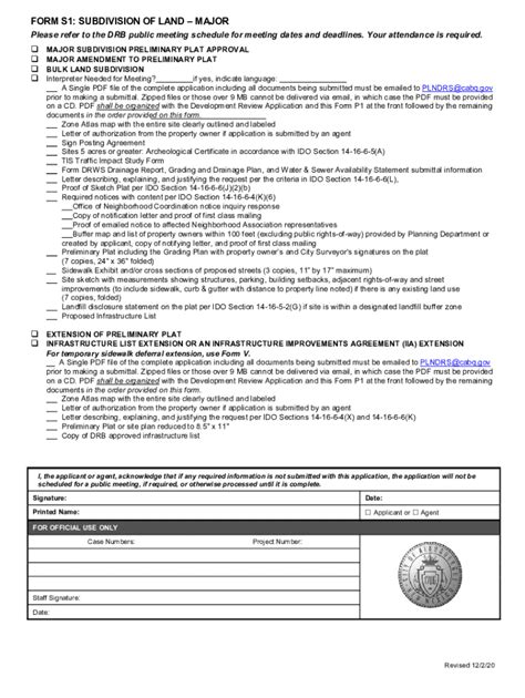 Fillable Online Form S1: Subdivision Fax Email Print - pdfFiller