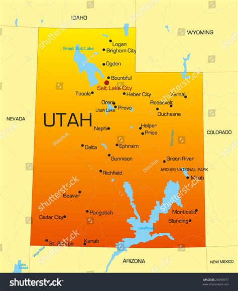 Map Utah State