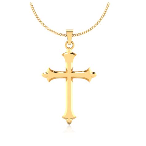 The Reverent Cross Gold Pendant – iskiuski.com