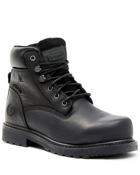 Women's Black Work Boots
