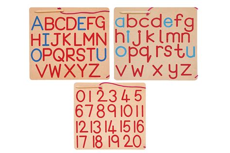 Buy Kinder Kidoos Wooden Alphabets/Letters tracing Boards| Uppercase ...