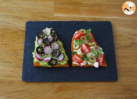 Sweet potato toasts