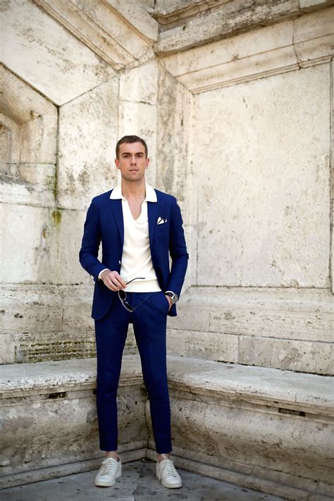 Royal blue suit casual | Mens outfits, Mens fashion inspiration, Blue ...
