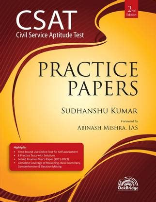 CSAT: Practice Papers - 2nd Edition - 2022: Buy CSAT: Practice Papers ...