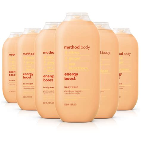 Buy Method Body Wash, Energy Boost, 18 Ounce (6 Count) Online at Low ...