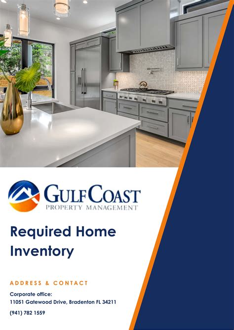 Required & Recommended Inventory | Gulf Coast Property Management