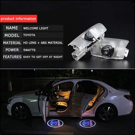2X Toyota Ghost Shadow Lights Courtesy Step Lights - Toyota Ghost Shad ...