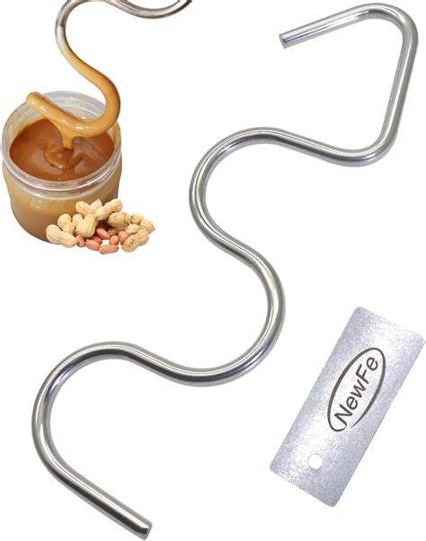 Amazon.com | Newfe Longer Peanut Butter Stirrer 304 Stainless Steel ...