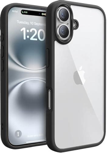 EGOTUDE for iPhone 16 Case | Polycarbonate Hard Back Transparent Cover ...