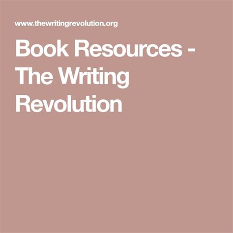 Image result for Writing Revolution Text Book