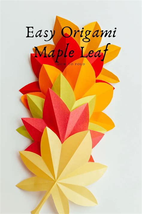 20+ Beautiful Origami Leaf Tutorials: From Easy to Spectacular ...