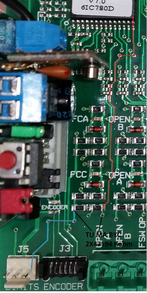 FAAC 740 Drive: Magnetic Limit Switch Unresponsive, Reed Switch ...