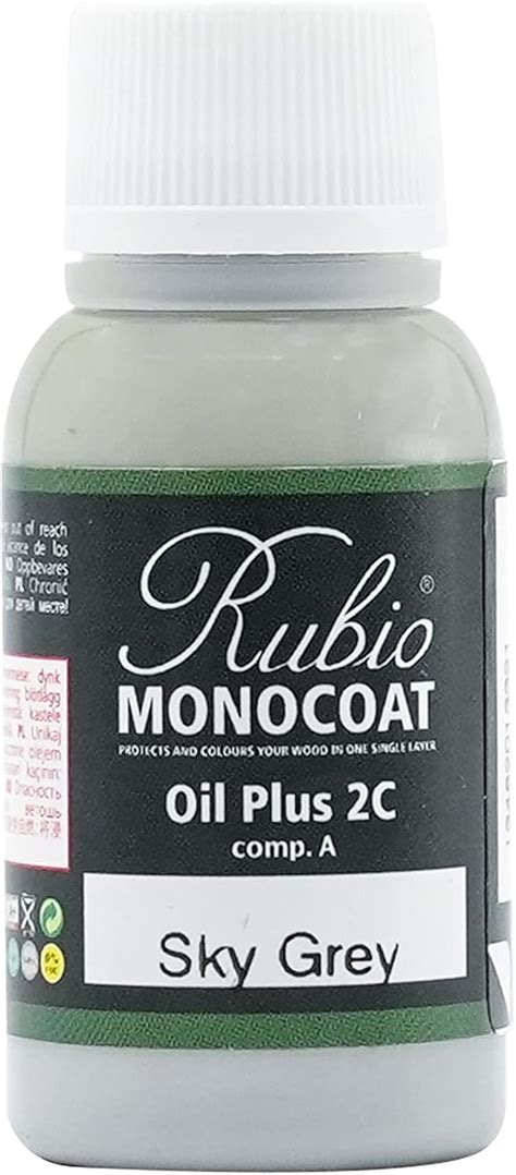 Rubio Monocoat Oil Plus Part A, 20 ML, Sky Grey India | Ubuy