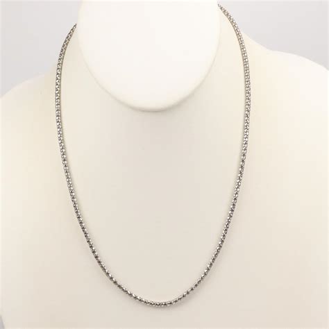 14kt White Gold Necklace | Property Room