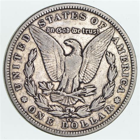 Carson City - 1890-CC Morgan Silver Dollar - RARE Historic Coin ...